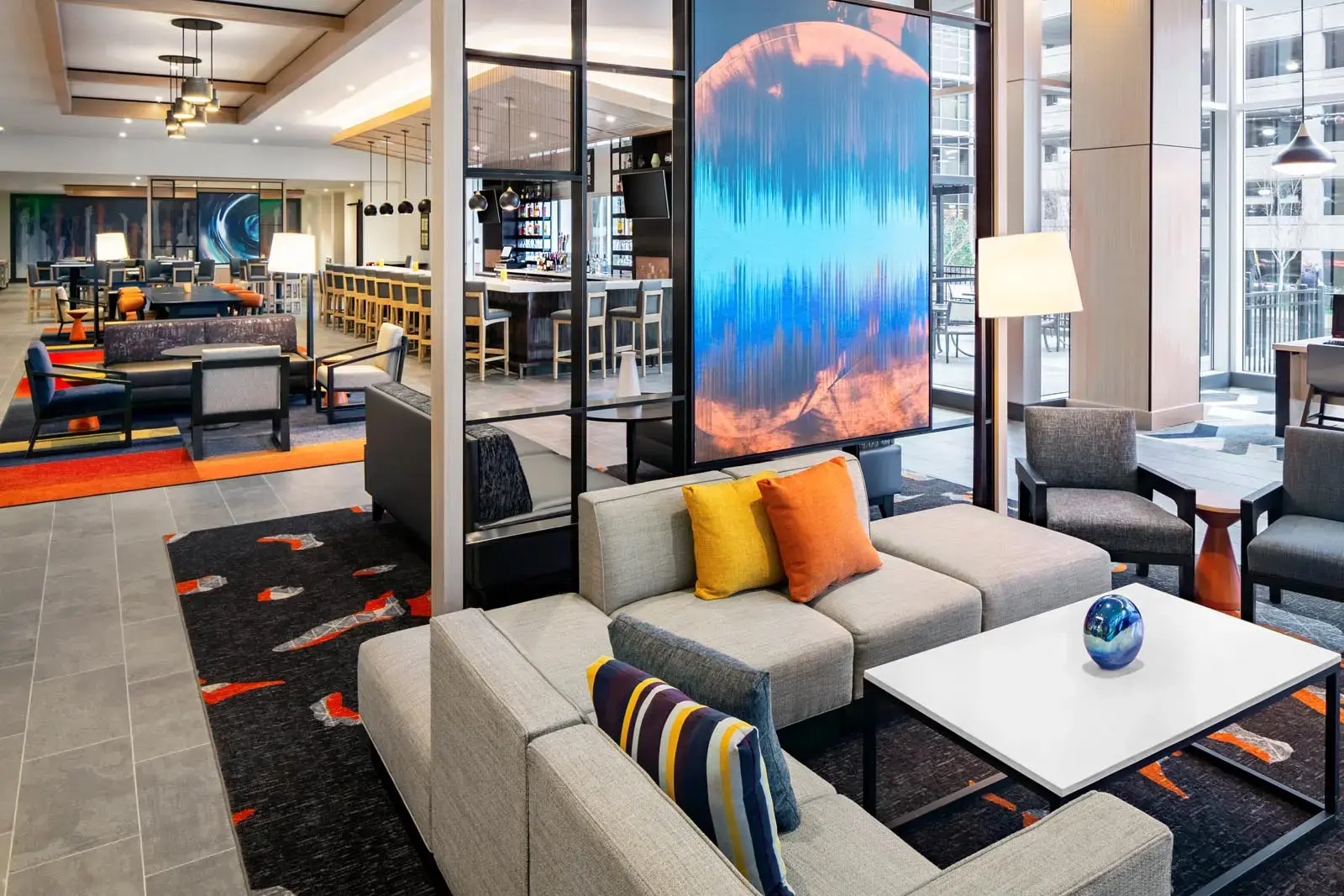 Hyatt House Nashville At Vanderbilt, Nashville, TN photography by Greg Ceo Image editing by Valentin Sivyakov